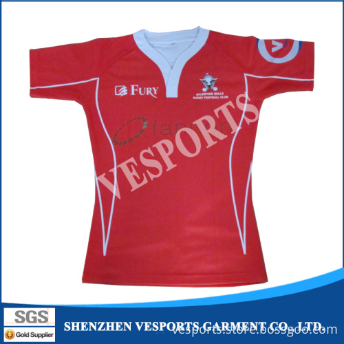 Short Sleeve OEM Rugby Jersey New Style